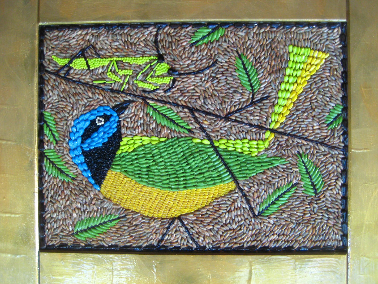 [Suzanne Mears Green Jay based on the work of Charley Harper image]